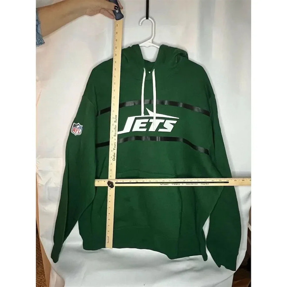 Nike New York Jets Men's 2XL Green Pullover Hoodie NFL Football - Picture 2 of 9